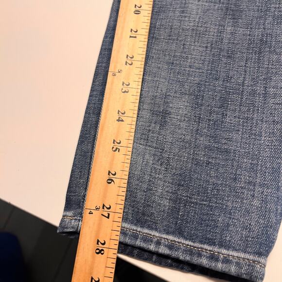 True Religion Blue Cameron Slim Boyfriend Jean Size 27 - Picture 11 of 11